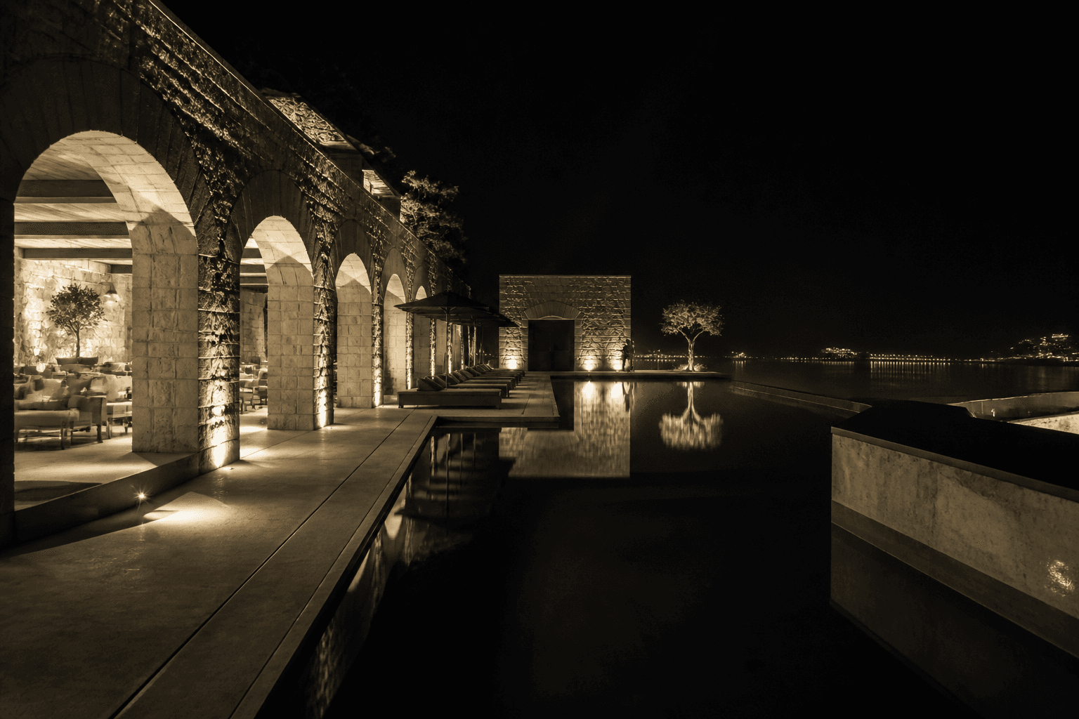 Night Pool